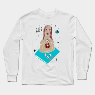 cute angel Long Sleeve T-Shirt